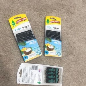 Little trees car vent wrap air freshener bundle